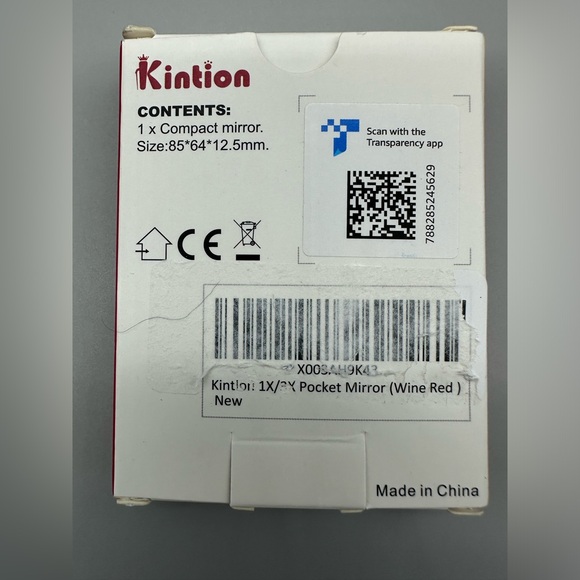 Kintion Pocket Mirror, 1X/3X Magnification LED Compact - Picture 3 of 7